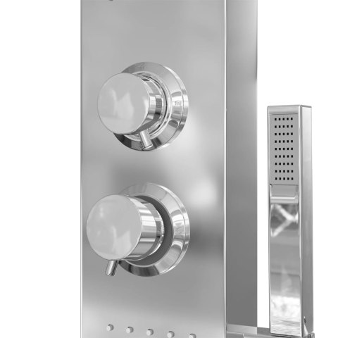 Panel prysznicowy ze stali nierdzewnej, kwadratowy