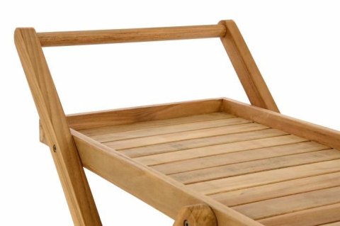 Wózek do serwowania DIVERO z drzewa tekowego