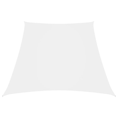 Trapezowy żagiel ogrodowy, tkanina Oxford, 3/4x2 m, biały