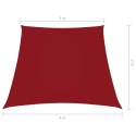 Trapezowy żagiel ogrodowy, tkanina Oxford, 3/4x2 m, czerwony