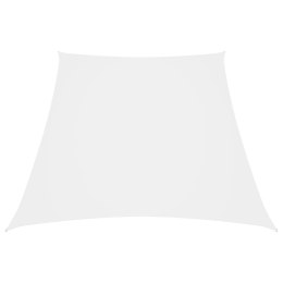 Trapezowy żagiel ogrodowy, tkanina Oxford, 3/4x3 m, biały