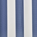Tkanina do markizy, niebiesko-biała, 6 x 3 m (bez ramy)