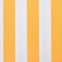 Tkanina do markizy, pomarańczowo-biała, 450 x 300 cm
