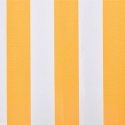 Zadaszenie, żółty słonecznikowy i biały, 4x3 m (bez ramy)