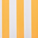 Zadaszenie, żółty słonecznikowy i biały, 6x3 m (bez ramy)