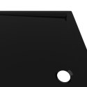 Prostokątny brodzik prysznicowy, ABS, czarny, 70x120 cm