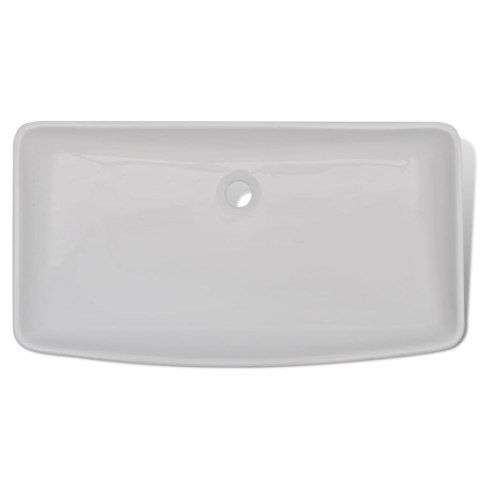 Luksusowa umywalka prostokątna 71 x 39 cm ceramika Luksusowa umywalka prostokątna 71 x 39 cm ceramika