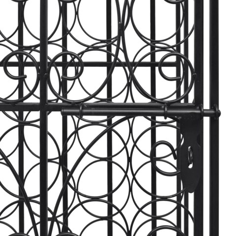 Metalowy stojak na 28 butelek wina