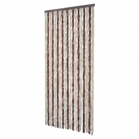 Zasłona przeciwko owadom, beż i jasny brąz, 90x220 cm, szenil Zasłona przeciwko owadom, beż i jasny brąz, 90x220 cm, szenil
