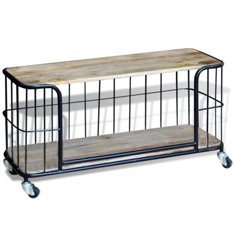 Szafka pod TV, drewno mango, 100x40x45 cm