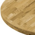 Okrągły blat do stolika z litego drewna dębowego, 44 mm, 900 mm