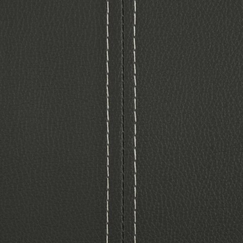 Krzesła stołowe, wspornikowe, 4 szt., szare, sztuczna skóra