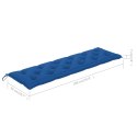Poduszka na ławkę ogrodową, niebieska, 180x50x7cm, tkanina