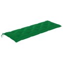 Poduszka na ławkę ogrodową, zielona, 150x50x7cm, tkanina
