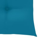 Poduszki na krzesła, 4 szt., niebieskie, 50x50x7 cm, tkanina