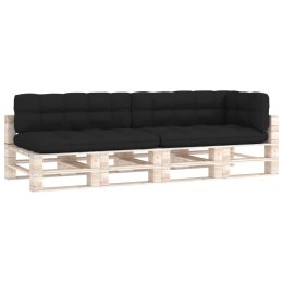 Poduszki na sofę z palet, 5 szt., czarne