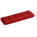 Poduszki na sofę z palet, 5 szt., czerwone