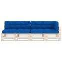 Poduszki na sofę z palet, 5 szt., kobaltowoniebieskie
