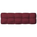 Poduszki na sofę z palet, 5 szt., winna czerwień