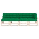 Poduszki na sofę z palet, 5 szt., zielone