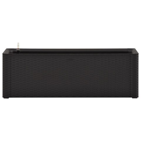 Podwyższona donica z systemem podlewania, antracyt, 100x43x33cm