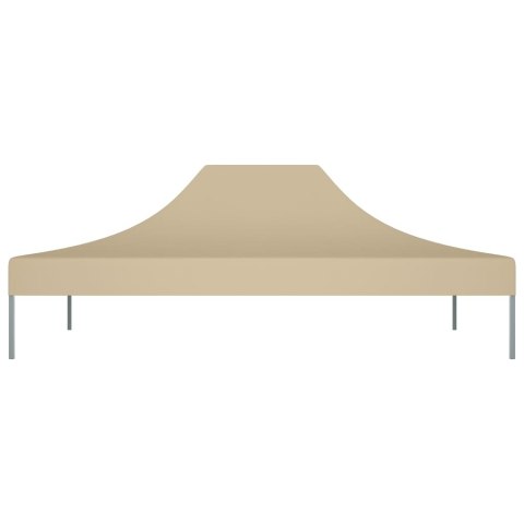 Dach do namiotu imprezowego, 4 x 3 m, beżowy, 270 g/m²
