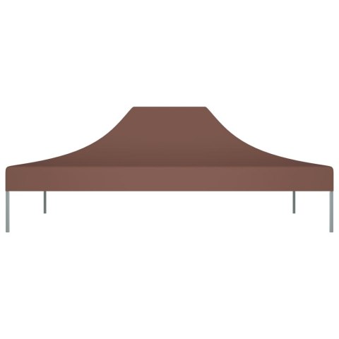 Dach do namiotu imprezowego, 4 x 3 m, brązowy, 270 g/m²