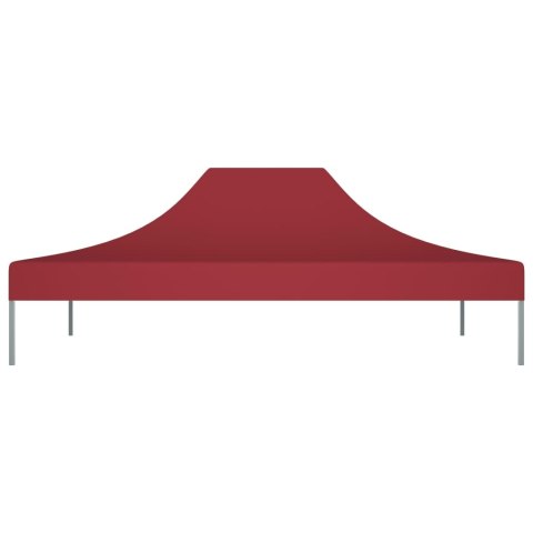 Dach do namiotu imprezowego, 4 x 3 m, burgundowy, 270 g/m²