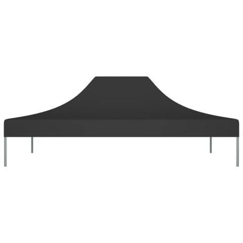 Dach do namiotu imprezowego, 4 x 3 m, czarny, 270 g/m²
