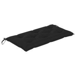 Poduszka na huśtawkę, czarna, 100 cm, tkanina