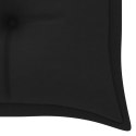 Poduszka na huśtawkę, czarna, 150 cm, tkanina