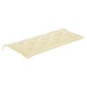 Poduszka na huśtawkę, kremowa, 120 cm, tkanina