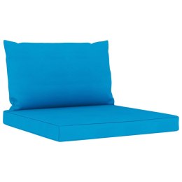 Poduszki na sofę z palet, 2 szt., jasnoniebieskie, tkanina