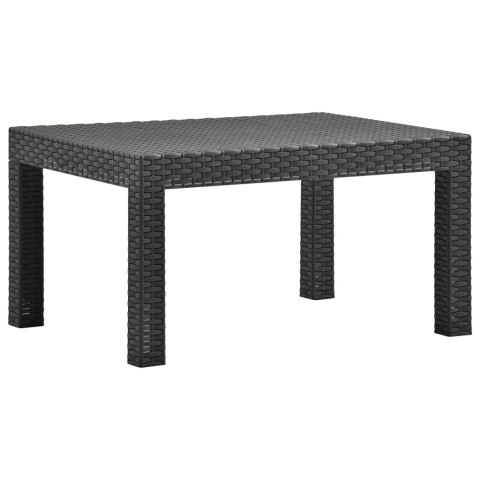 2-cz. zestaw wypoczynkowy, poduszki, rattan PP, antracyt 2-cz. zestaw wypoczynkowy, poduszki, rattan PP, antracyt
