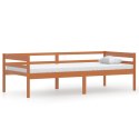 Rama łóżka, miodowy brąz, lite drewno sosnowe, 90 x 200 cm