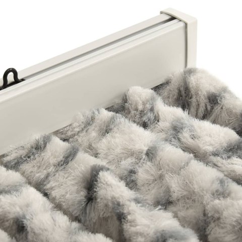 Zasłona przeciwko owadom, jasno i ciemnoszara, 90x220cm, szenil