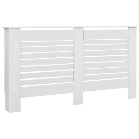 Osłony na kaloryfer, 2 szt., białe, 152x19x81,5 cm, MDF Osłony na kaloryfer, 2 szt., białe, 152x19x81,5 cm, MDF