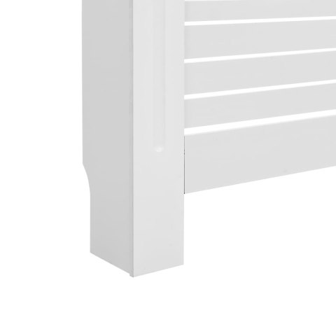 Osłony na kaloryfer, 2 szt., białe, 152x19x81,5 cm, MDF Osłony na kaloryfer, 2 szt., białe, 152x19x81,5 cm, MDF