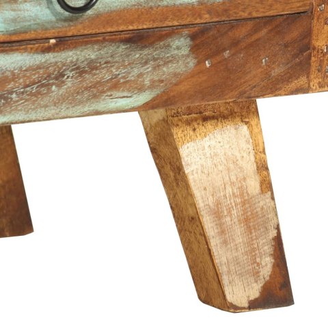 Szafka pod telewizor, kolorowa, 110x30x40 cm, drewno z odzysku