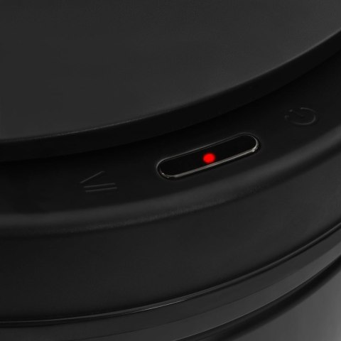 Automatyczny kosz na śmieci z czujnikiem, 60 L, stal, czarny