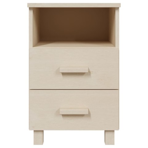 Szafki nocne, 2 szt., miodowy brąz, 40x35x62 cm, drewno sosnowe