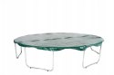 Trampolina Ogrodowa Jumpi 487cm/16FT Maxy Comfort Niebieska Z Wewnętrzną Siatką