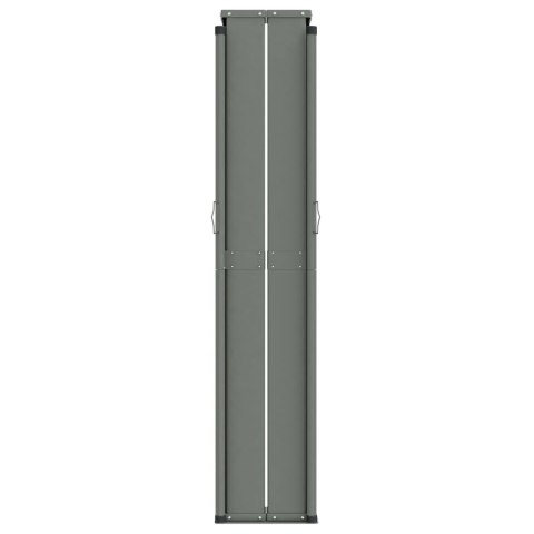 Zwijana markiza boczna, czarna, 160x1200 cm