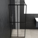 Ścianka prysznicowa, przezroczyste szkło hartowane, 80 x 195 cm