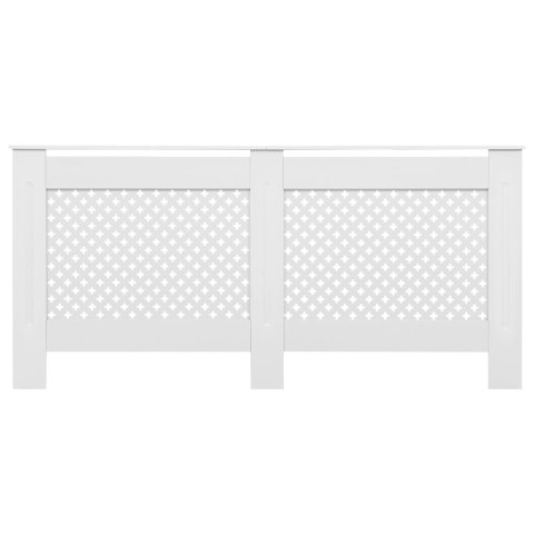 Osłona na kaloryfer, biała, 172x19x81,5 cm, MDF