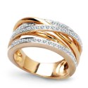 Złoty pierścionek PXD1267 - Diament