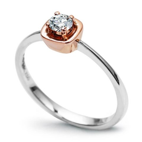 Złoty pierścionek PXD1542D - Diament