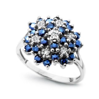 Złoty pierścionek PBD1600 - Diament