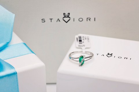 Złoty pierścionek PBD2724E - Diament