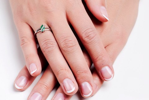 Złoty pierścionek PBD2724E - Diament